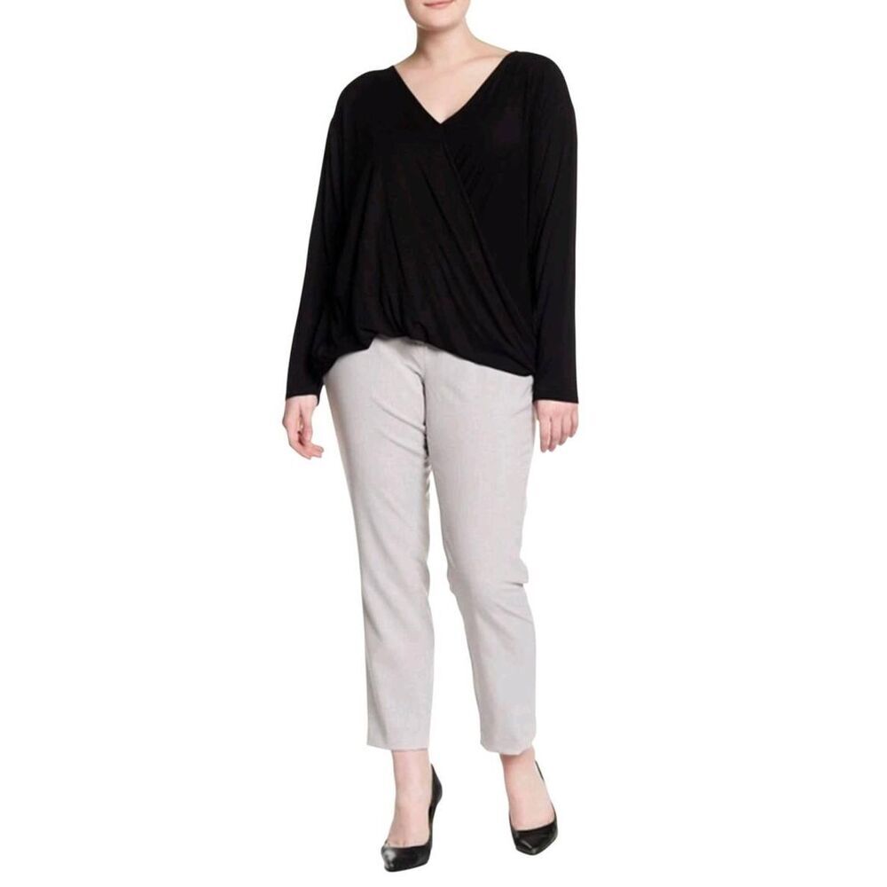 Amanda & Chelsea Light Grey Narrow Leg Ankle Pants